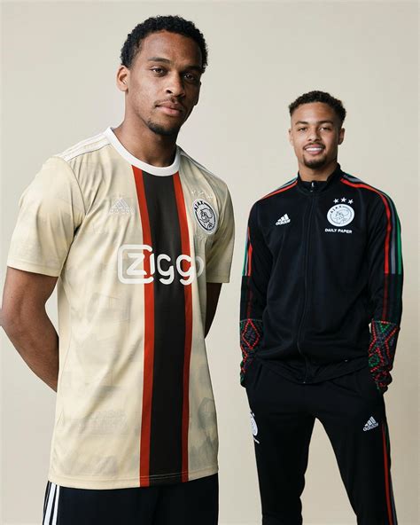 Maillot De L Ajax Third X Daily Paper 2022 2023 Maillots Football