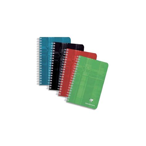 Carnet Spiral Pages X Cm Petits Carreaux Carte Assortie