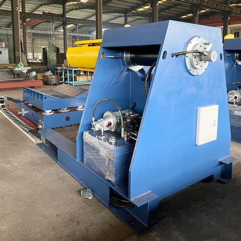 15 Ton Hydraulic Automatic Steel Coil Sheet Feeding Uncoiler Decoiler