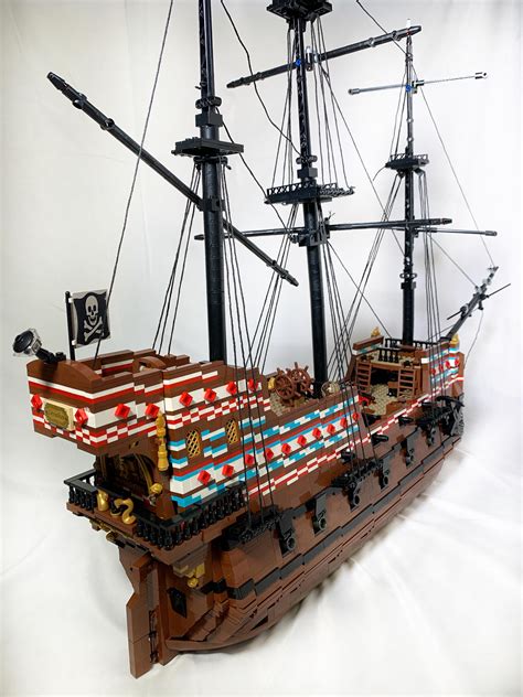 Really happy how how my first large ship turned out! : r/lego
