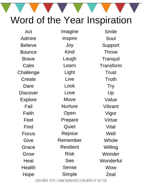 How to Choose a Word of the Year - Mama Smiles - Joyful Parenting