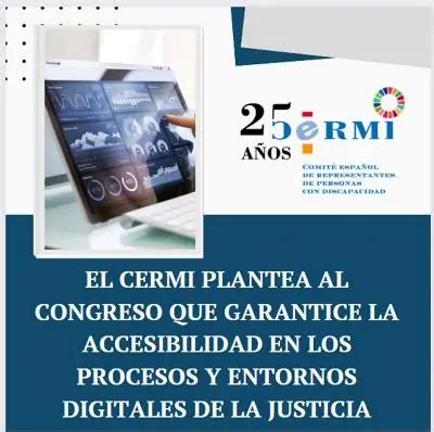 El Cermi Plantea Al Congreso Que Garantice La Accesibilidad En Los