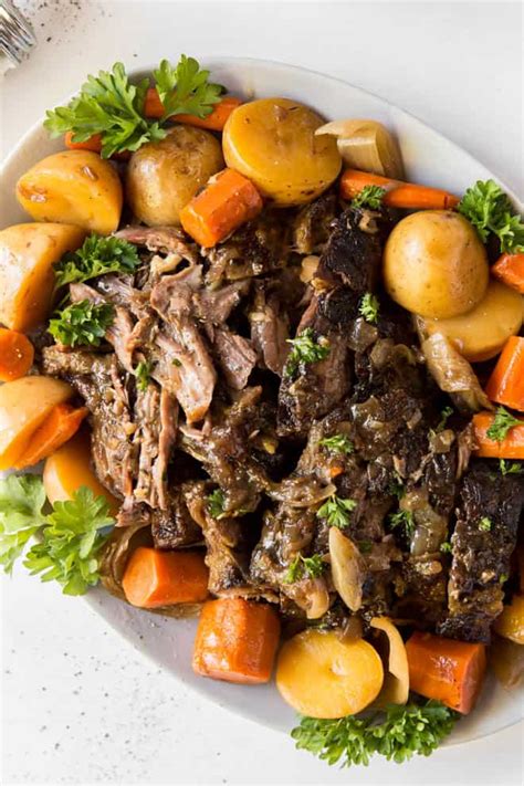 Roast Beef With Potatoes And Carrots Traditional Beef Pot Roast With