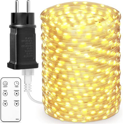 Le Guirlande Lumineuse M Guirlande Led Leds Blanc Chaud En