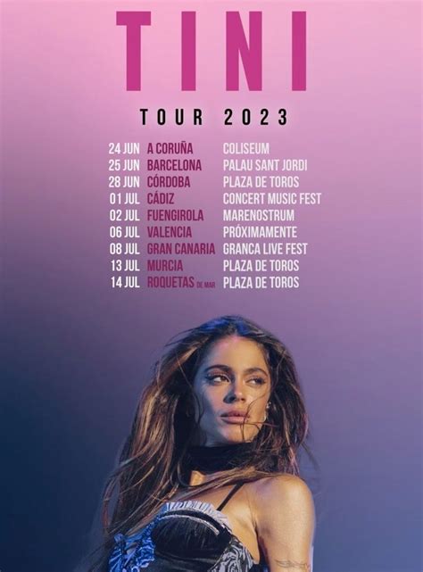 Conciertos de Tini en España 2023 Entradas Wake And Listen