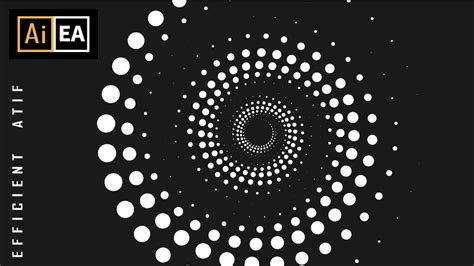 How To Create Dotted Spiral Vortex Adobe Illustrator Tutorial