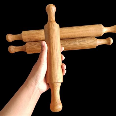 Jual Rolling Pin Kue Kayu Jati Gulungan Adonan Roti Tepung Nastar Alat