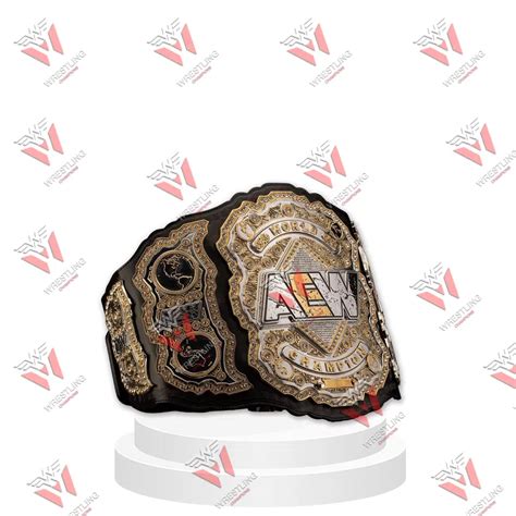 AEW World Heavyweight CNC 4MM 6MM Wrestling Belt