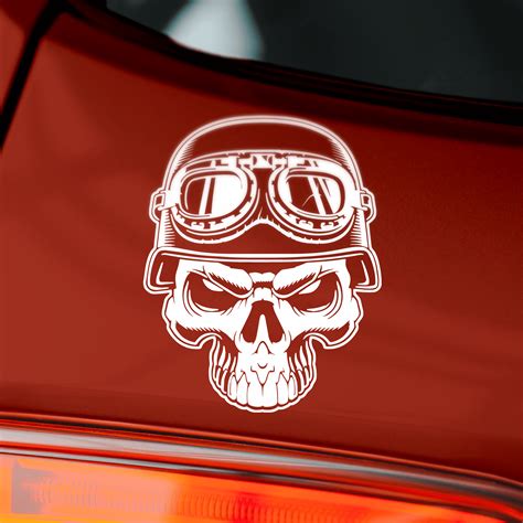 Red Skull Decals