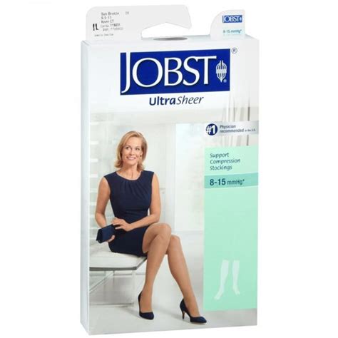 JOBST UltraSheer Compression Thigh High 8 15 MmHg Closed Toe Stockings