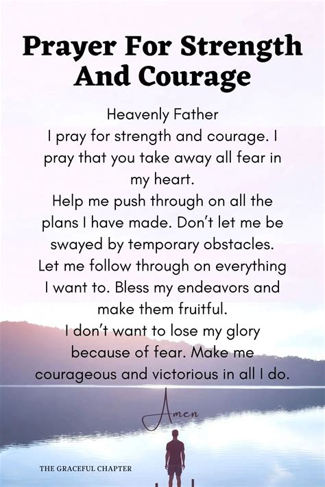 11 Good Prayers For Strength - The Graceful Chapter