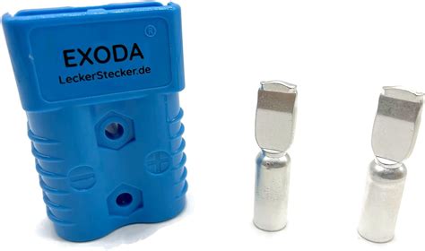 Exoda Batterie Stecker A Mm Blau Steckverbinder F R Gabelstapler