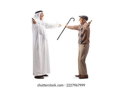 Full Length Profile Shot Mature Arab Stock Photo 2227967999 Shutterstock