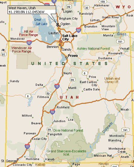 West Haven, Utah Map 4