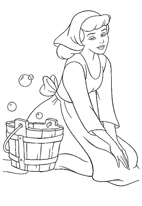 Free Printable Cinderella Dreams Coloring Page Sheet And Picture For