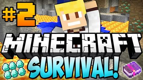 Minecraft Survival Let S Play Ep Diamonds Under Village Youtube