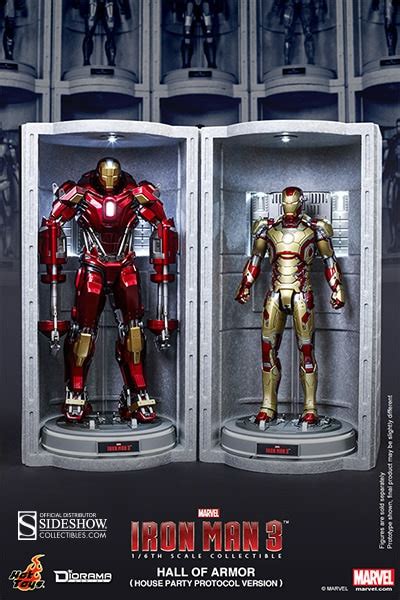 Iron Man Hall Of Armor House Party Protocol Version Ds Diorama Hot Toys Cawette Jones