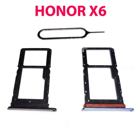 Honor X Tiroir Double Carte Sim Micro Sd Dual Card Tray Holder Support