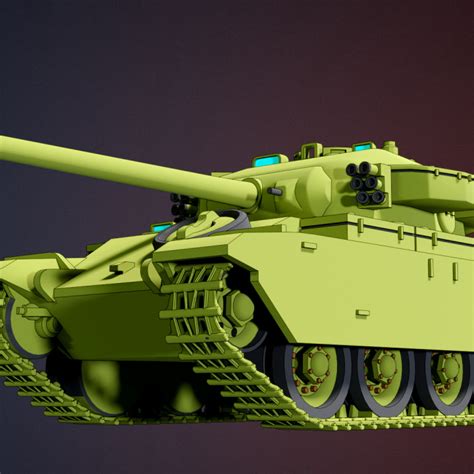 3d Printable Medium Tanks Centurion Mk3 Centurion Mk10 Post Ww2