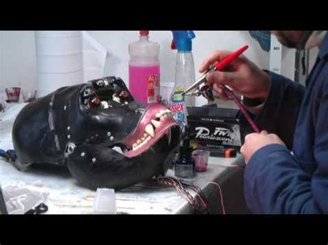 Animatronic gorilla mask 2009 - YouTube