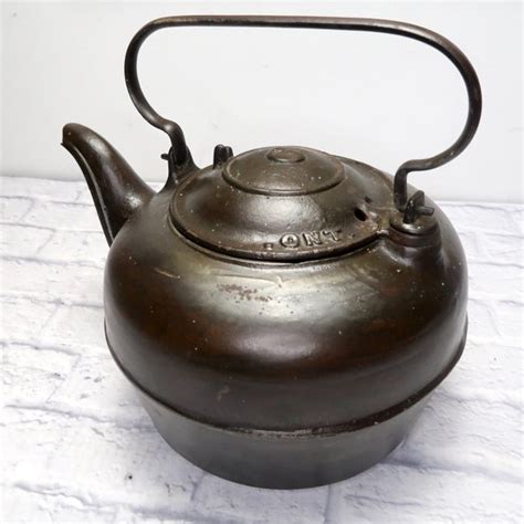 Cast Iron Kettle Etsy