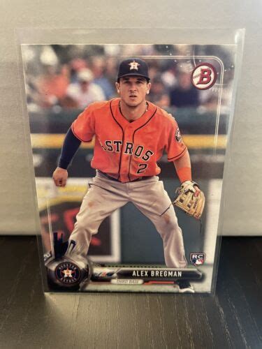 Alex Bregman Rookie Card 2017 Bowman 75 Ebay