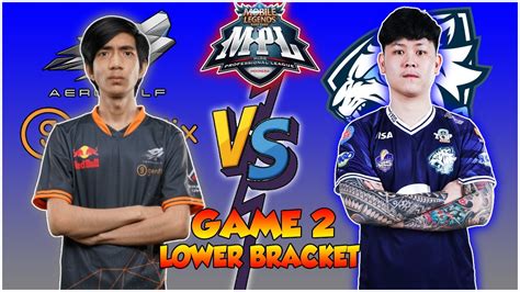 Evos Legends Vs Genflix Aerowolf Game Mpl Lower Bracket Game