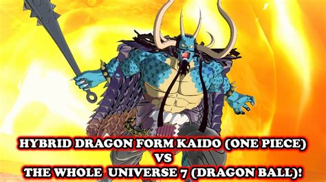 Hybrid Dragon Form Kaido Destroys My Game Kaido One Piece Vs