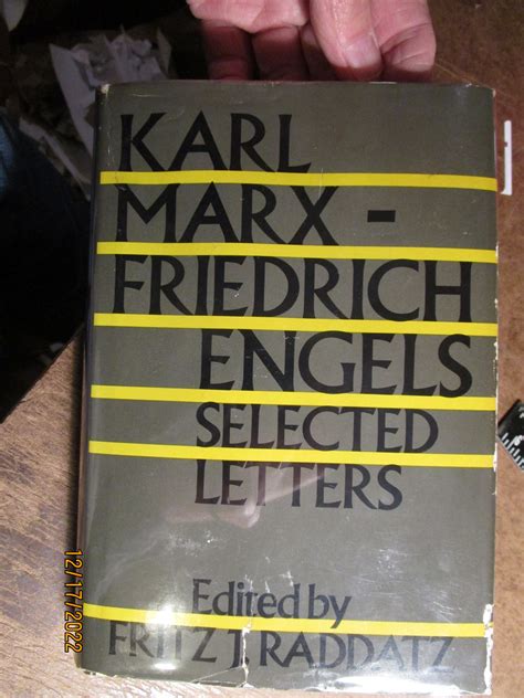 Karl Marx Friedrich Engels Selected Letters The Personal