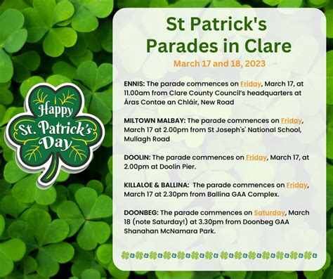 Visitclare On Twitter Clares St Patricks Day Parades Are A