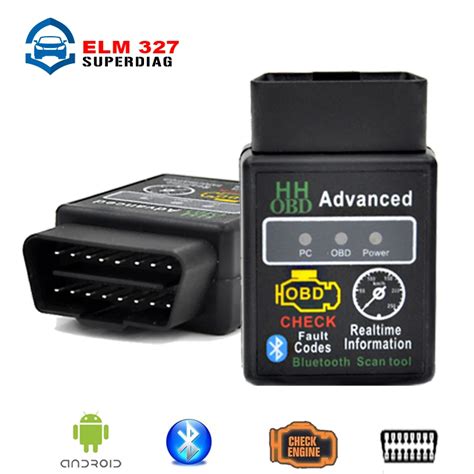 New Mini HHOBD ELM327 OBD2 V2 1 Bluetooth Car Diagnostic Tool HH OBD