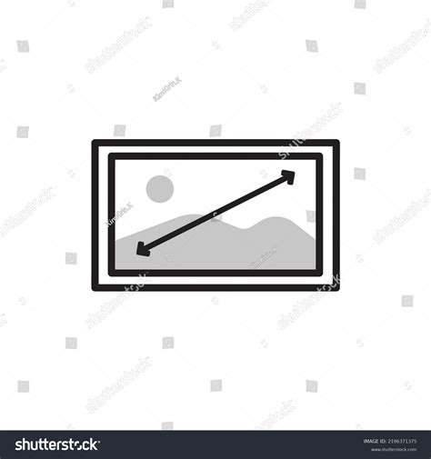 Maximizezoom Fullscreen Icon Logo Illustration Vector Stock Vector