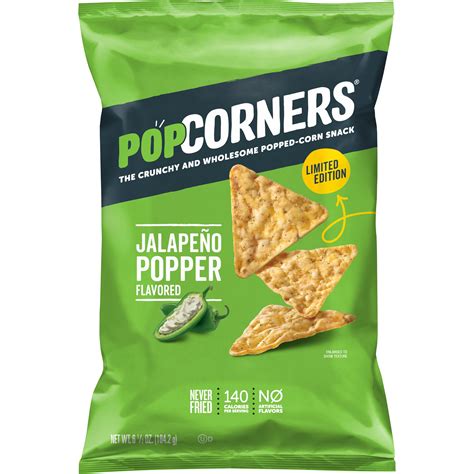 Popcorners Jalapeno Popper Flavored Popped Corn Snack Smartlabel™