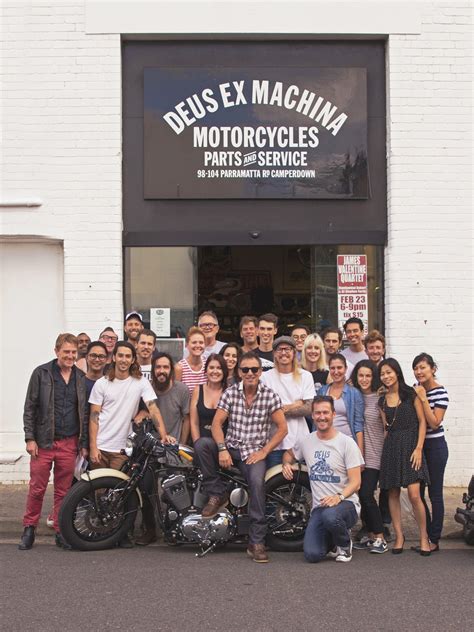 Visit To The Deus Ex Machina Motorcycle Works Shop In Sydney Australia