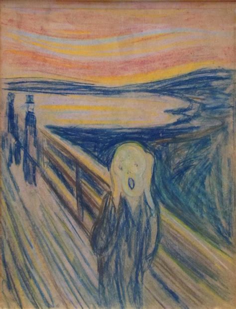 Les Versions De Le Cri Dedvard Munch La Boite Verte