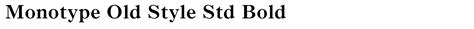 Monotype Old Style Font Webfont And Desktop Myfonts