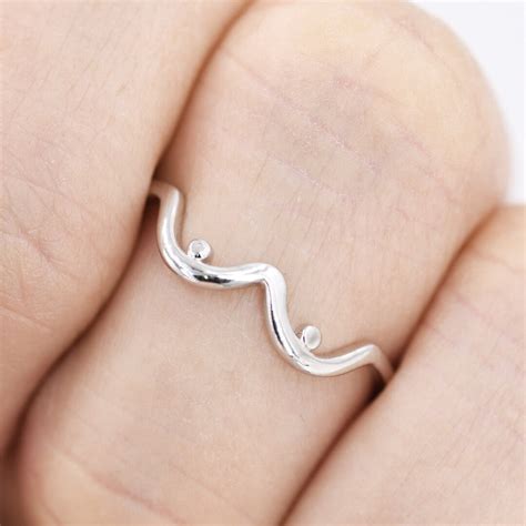 Boob Ring In Sterling Silver Breast Ring Feminist Ring Etsy