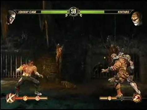 Mortal Kombat Ladder Mode Johnny Cage Vs Kintaro Youtube