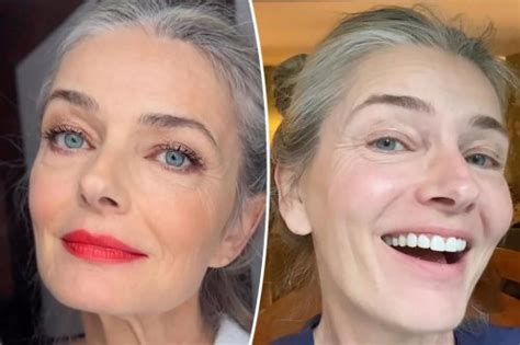 Paulina Porizkova Shows Off ‘58 Year Old Face With And Without Makeup No ‘fillers Botox Or