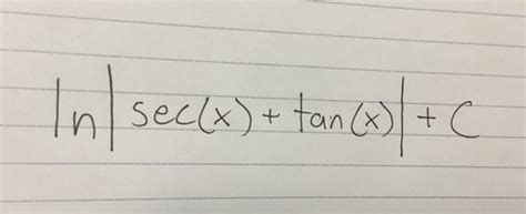 Calculus Trig Derivatives Integrals And Inverse Derivatives