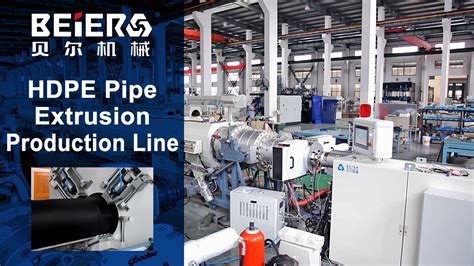 Plastic Pipe Extrusion Line Video Beier Machinery