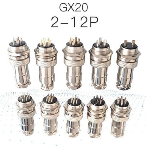 GX20 luftfahrt stecker stecker männlich weiblich metall rund schnell