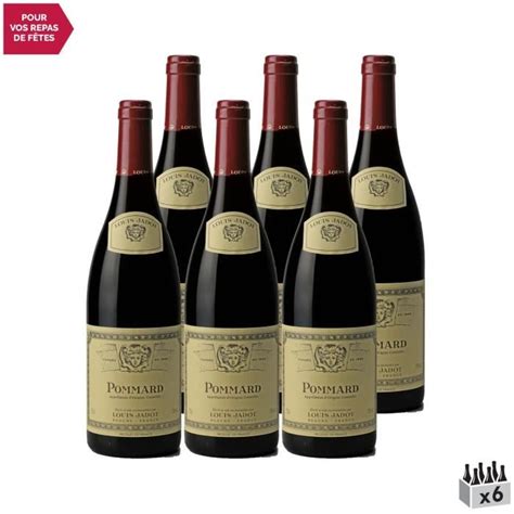 Pommard Rouge 2016 Lot De 6x75cl Louis Jadot Vin AOC Rouge De