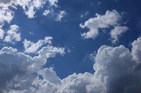 Clouds Sky Blue Clouds Form Sunny Nature Spotlight Cumulus