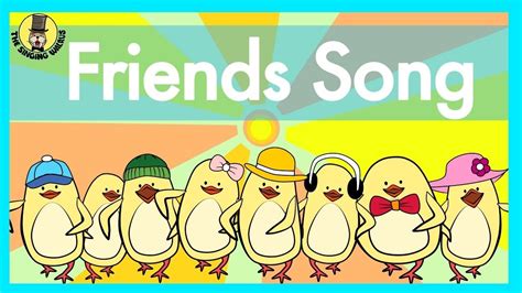 Friends Song | Verbs Song for Kids | The Singing Walrus | Verb song