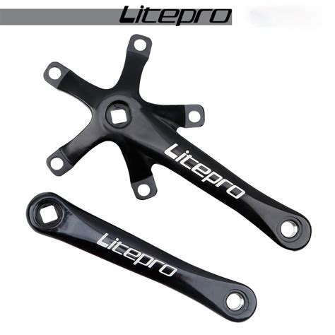 Litepro Mtb Bike Square Crank Arm Mm Five Claw Crankset Mountain