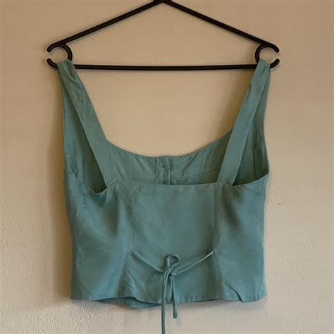 Nude Lucy Cupro Top Sz S Depop