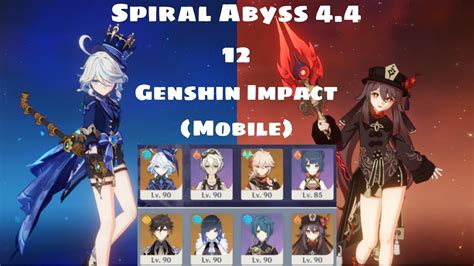 Spiral Abyss Furina Vaporize Hutao Vaporize Genshin Impact