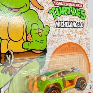 Teenage Mutant Ninja Turtles Michelangelo Hot Wheels Character Cars Etsy