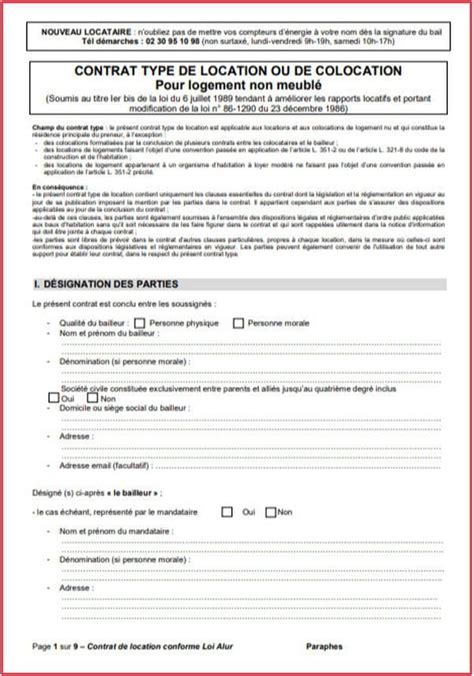 Contrat De Location Avec Option D Achat Immobilier Pdf My Bios